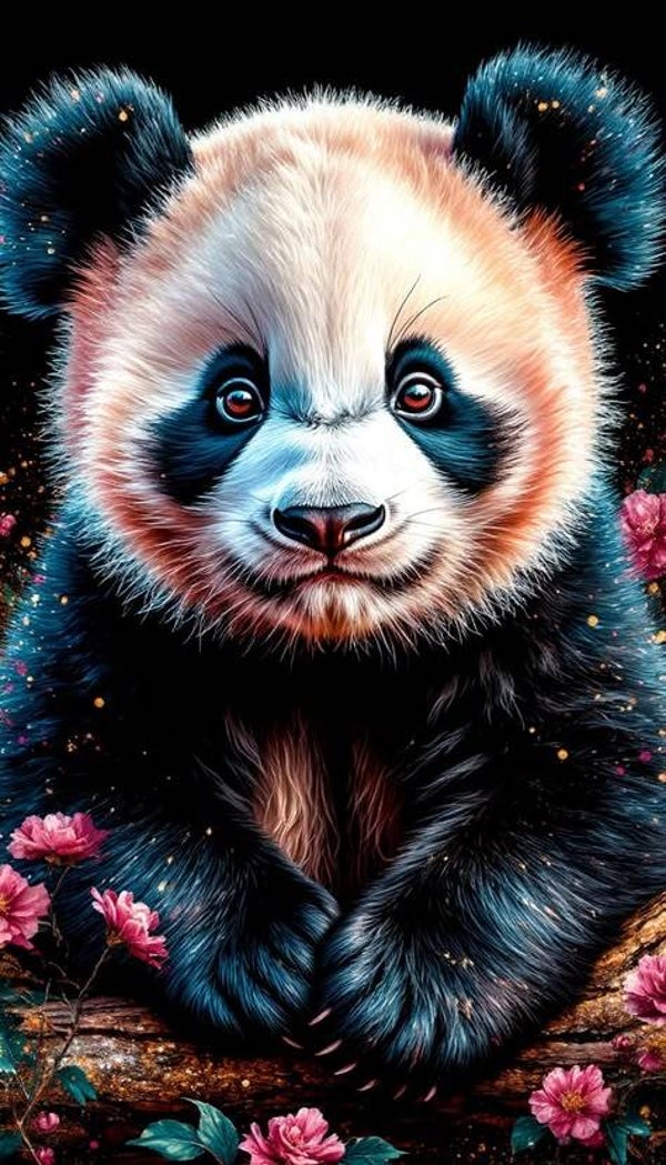 Panda 60x100cm