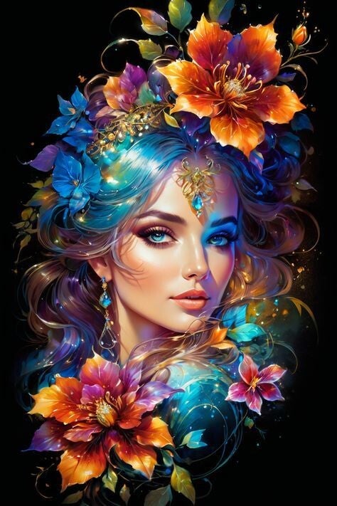 Durch die Blume 60x100cm