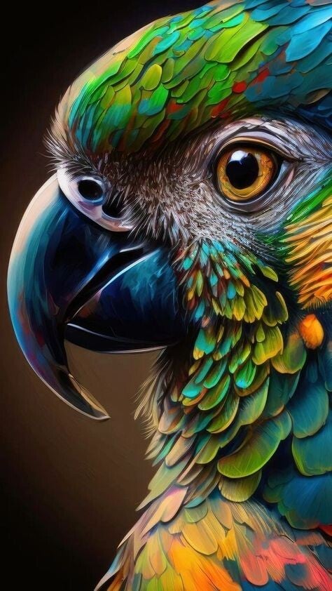 Papagei (Hybrid) 60x100cm