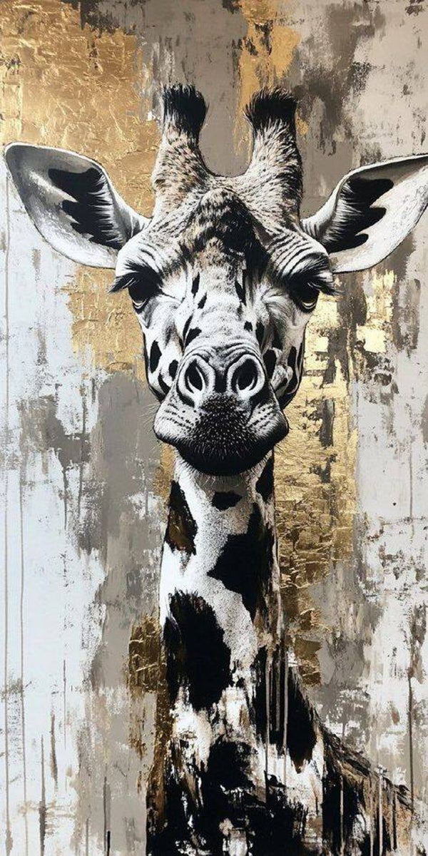 Giraffe 50x100cm