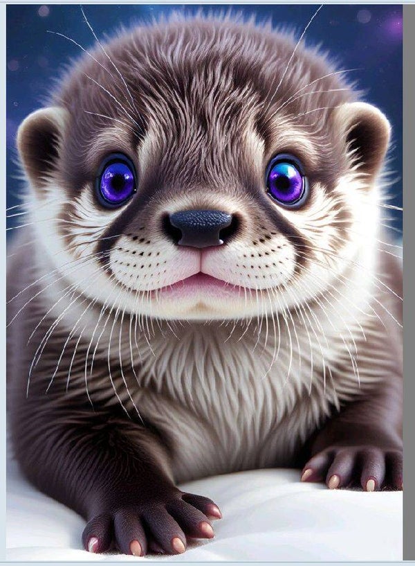 Der Otter 50x70cm