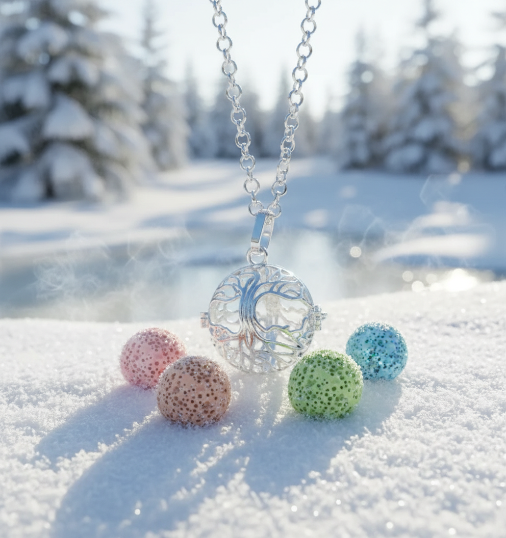 Collier Pendentif "cage" Arbre de Vie