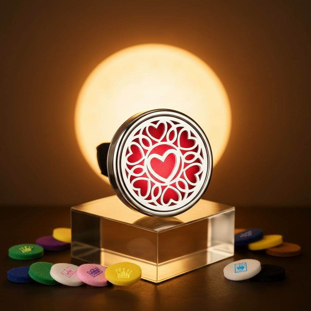 Clip ventilation voiture Coeur