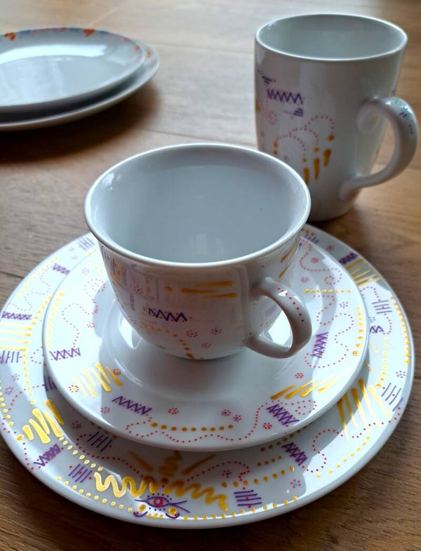 Set Tasse/Schale/Teller - Musterfoto