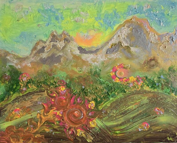 Original - Blick auf Eiger Nordwand