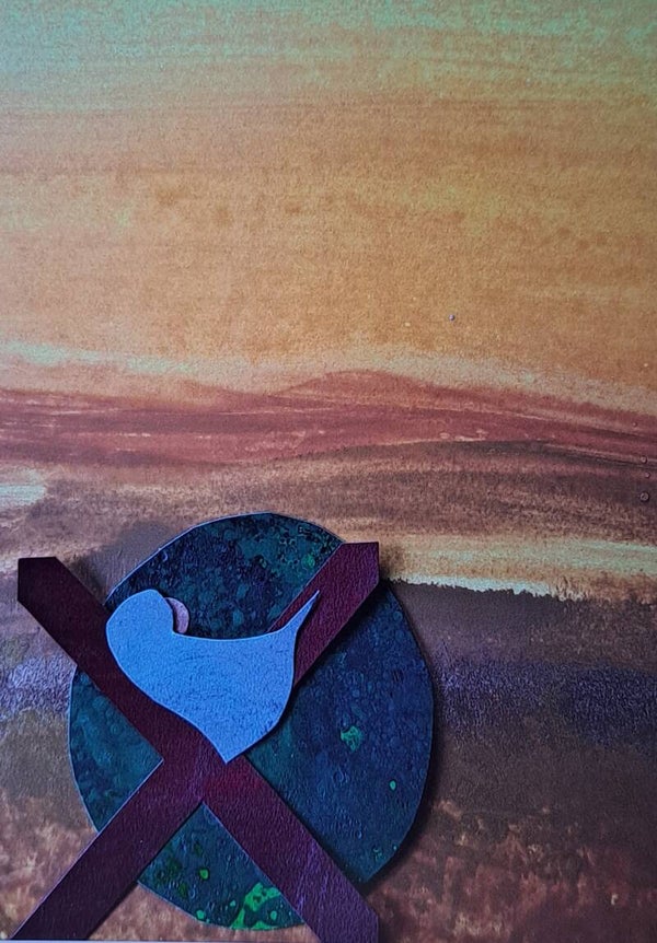 Kerst/nieuwjaarskaart 'Hoop op de toekomst, het kind'