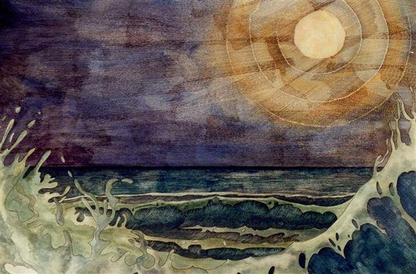 Kunstkaart 'De zee'