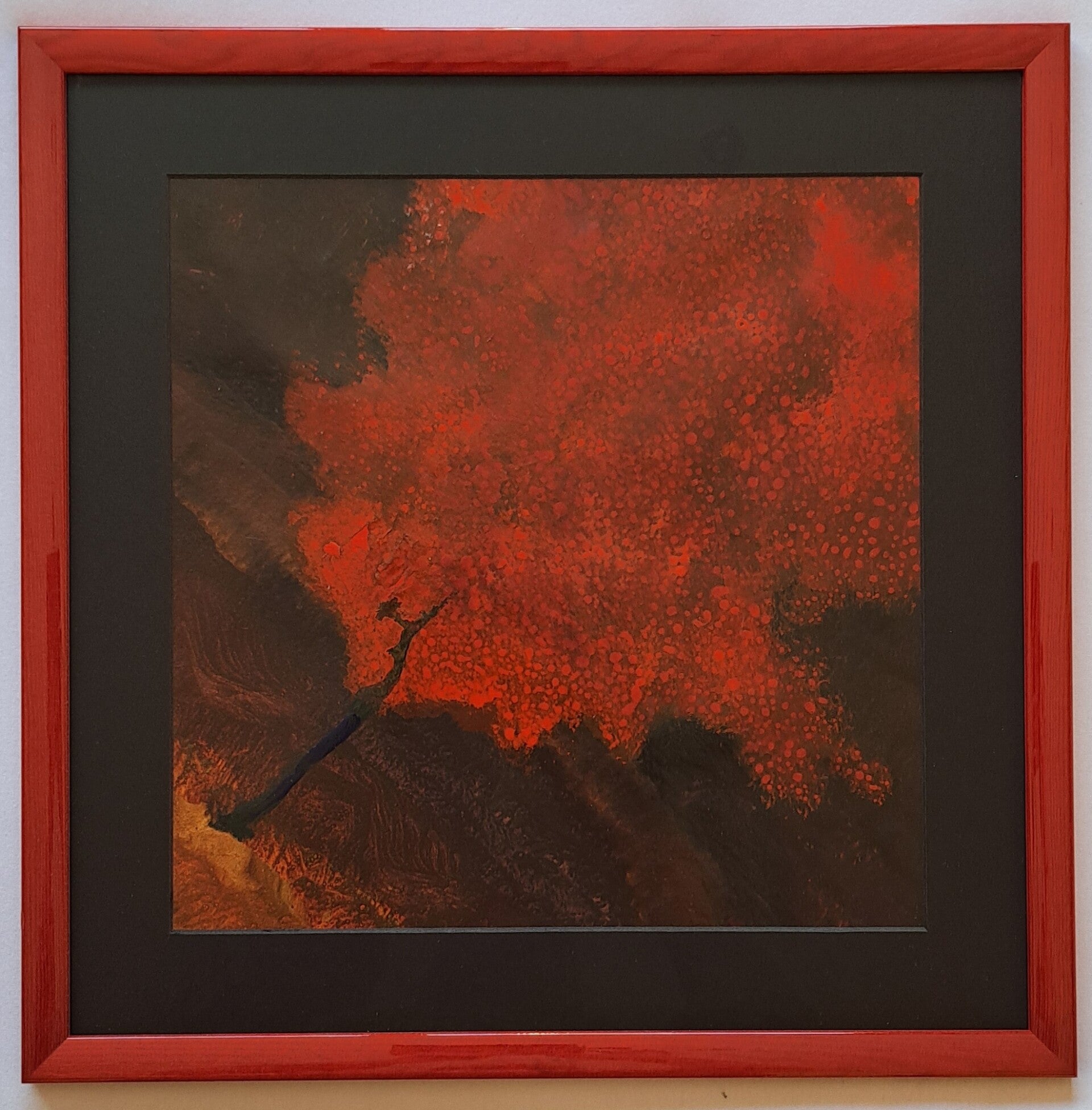 Die ene boom; rode lijst, rode boom