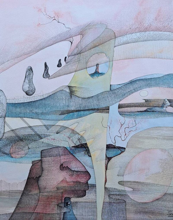 Pen en inkt. 'De toren'