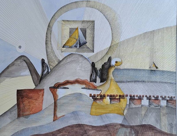 Pen en inkt. 'Het onbekende'