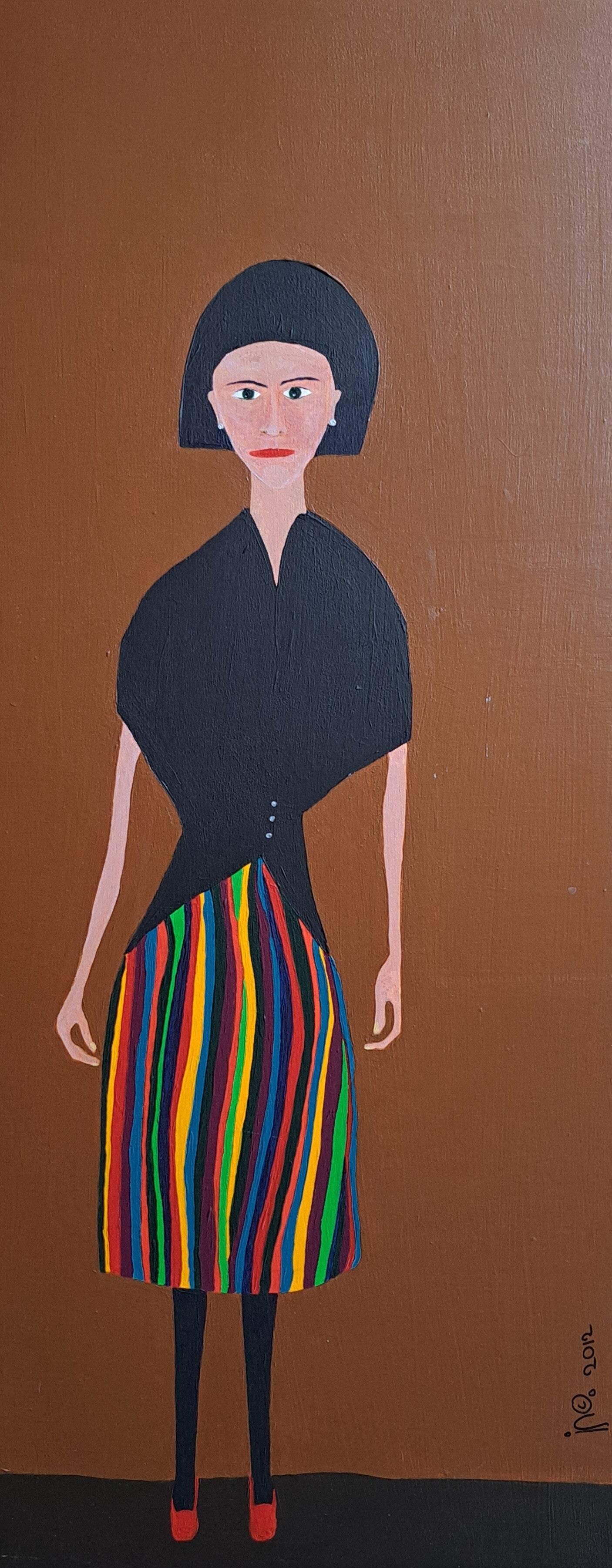 'Vrouw van Ino'. 'Kleurrijk'