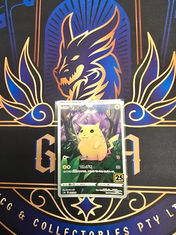POKEMON 25TH ANNAVERSERY PIKACHU 001/028