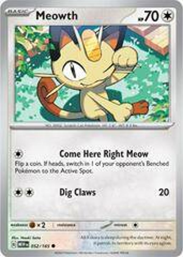 Meowth 052/165