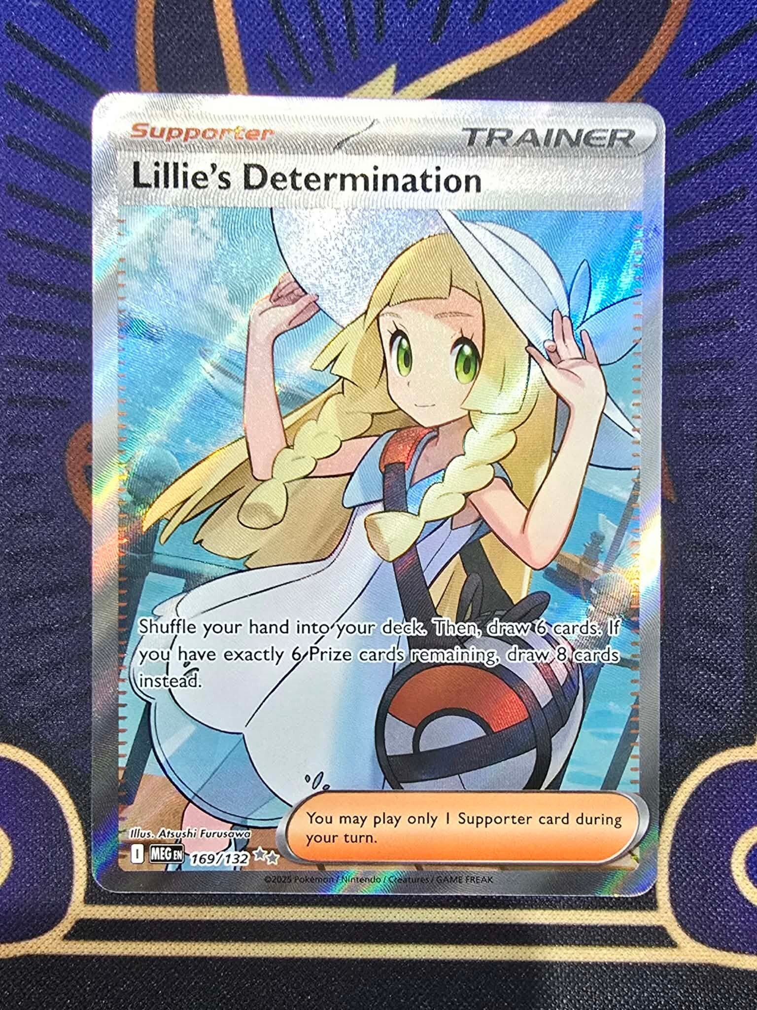LILLIE'S DETERMINATION MEGA EVOLUTION 169/132