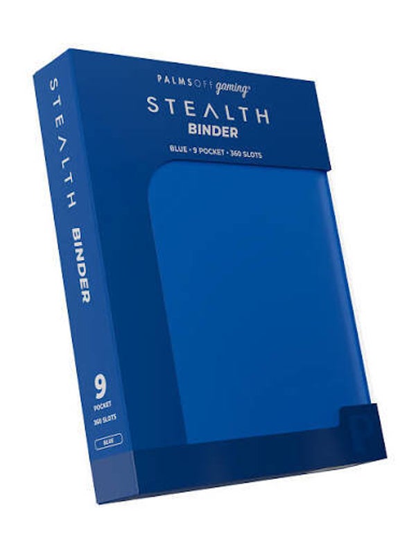 Palms off gaming stealth BLUE 9 pocket binder
