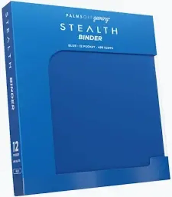 Palms off gaming stealth BLUE 12 pocket binder