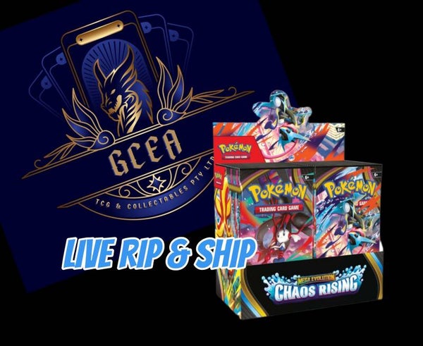 POKEMON CHAOS RISING RELEASE DAY X1 BOOSTER PACK - LIVE RIP N SHIP