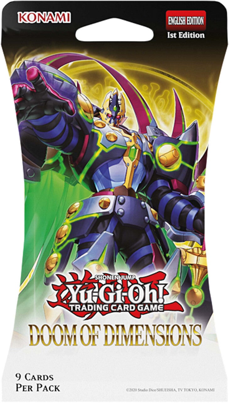 Yu-Gi-Oh TCG! Doom Of Dimensions 9x Card Blister