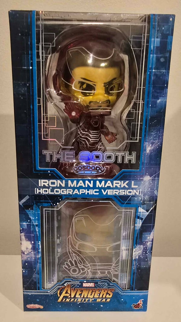 HOT TOYS COSBABY IRONMAN MARK L HOLOGRAPHIC VERSION THE 800TH