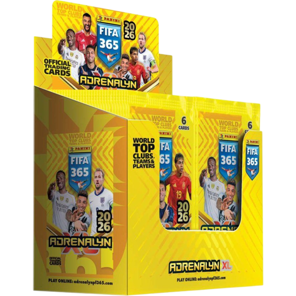 Soccer - 2026 Panini FIFA 365 Adrenalyn XL Soccer Trading Cards Box (Display of 50)