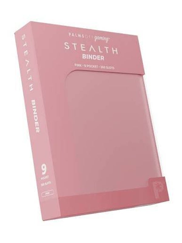 Palms off gaming stealth PINK 9 pocket binder