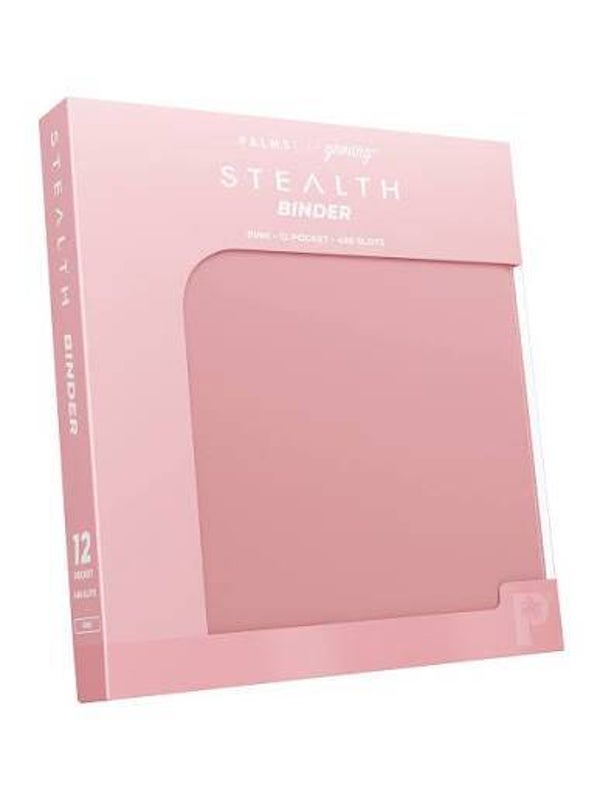Palms off gaming stealth PINK 12 pocket binder