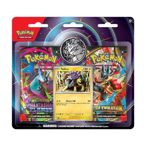 POKEMON RAIKOU 2 PACK BLISTER