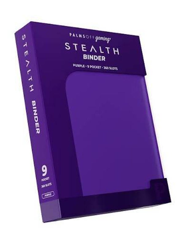 Palms off gaming stealth PURPLE 9 pocket binder