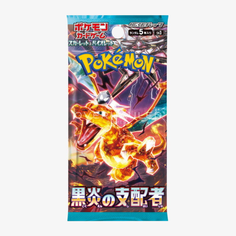 POKEMON JAPANESE RULER OF THE BLACK FLAME SV3 BOOSTER PACK