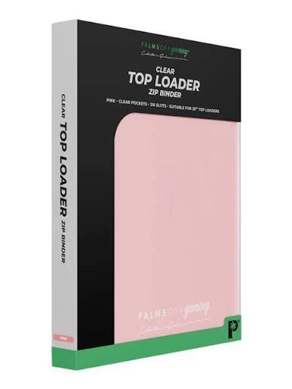 Collector's Series Top Loader Zip Binder - 9 Pocket - PINK
