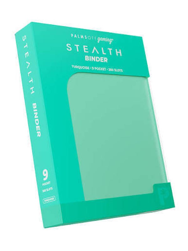Palms off gaming stealth TORQUOISE 9 pocket binder