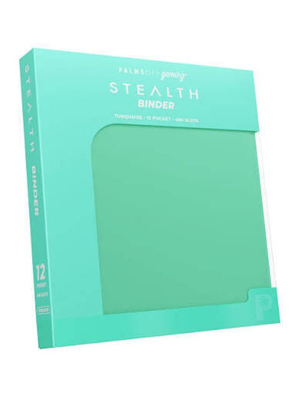 Palms off gaming stealth TURQUOISE 12 pocket binder