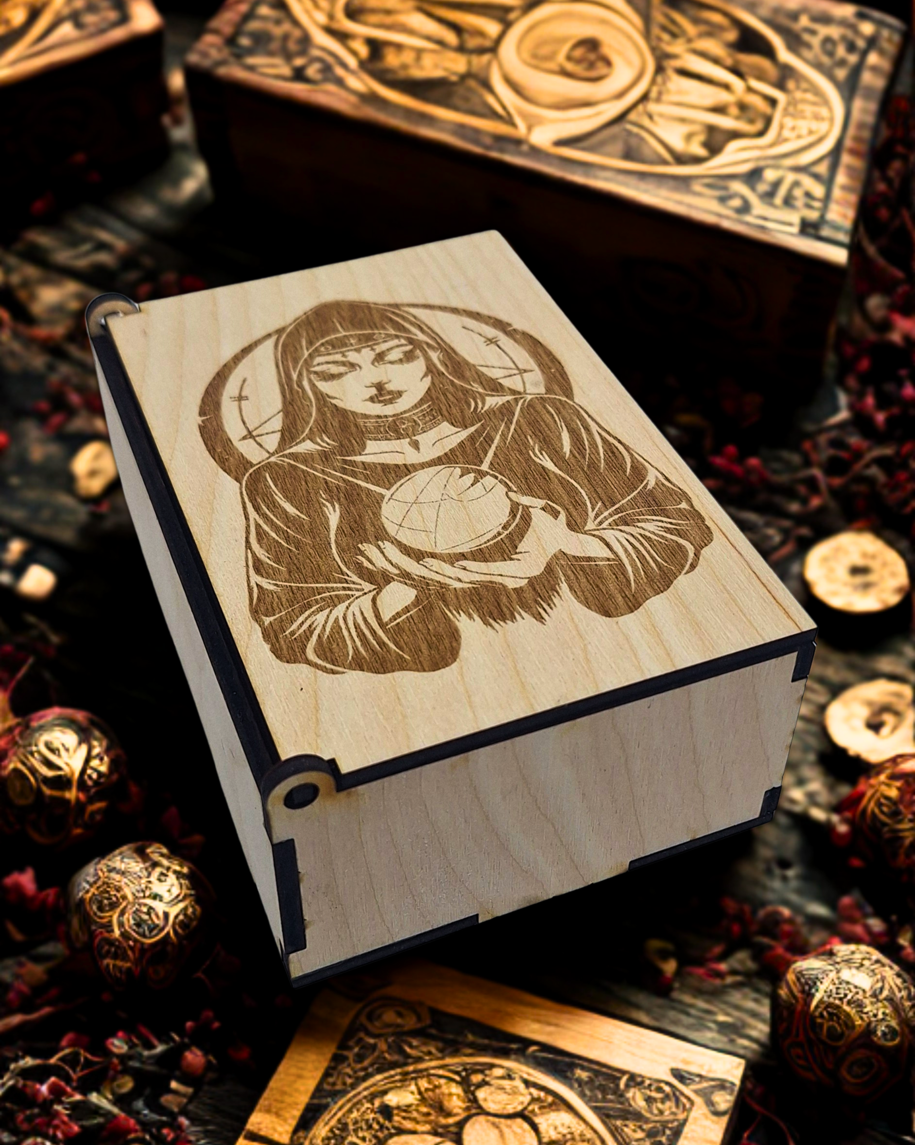 Kistje met waarzegster