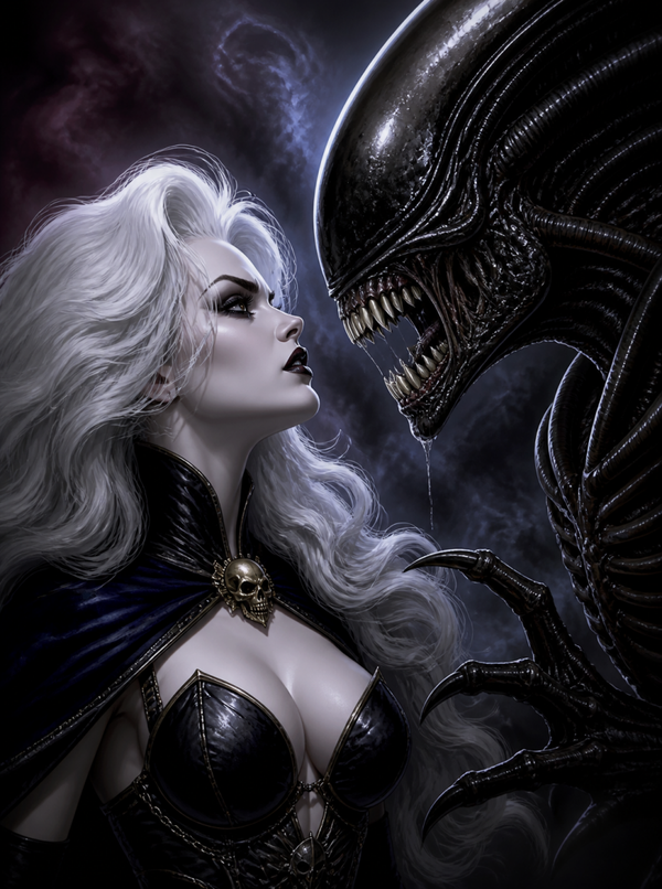 Lady Death VS Alien
