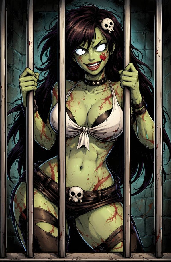 Eat Your Heart Out Zombie Tramp - Cover A