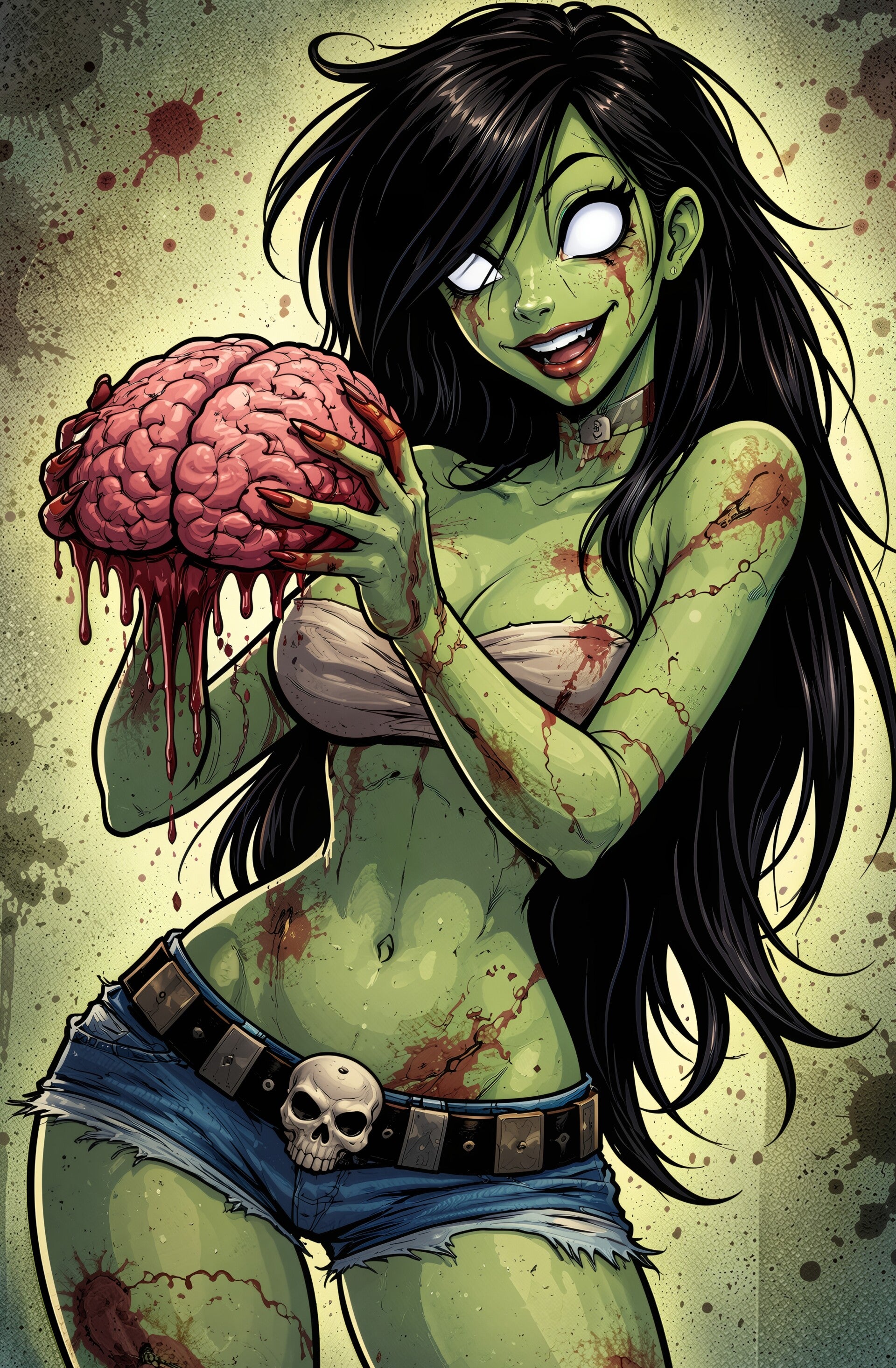 Eat Your Heart Out Zombie Tramp - Cover B