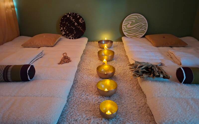 Duosessie Klankschaalbad Klankschaalmassage