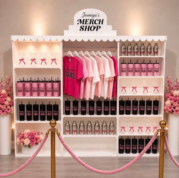 XO Boutique Merch Store Display