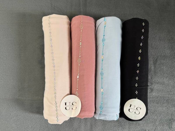 Premium Jersey Hoofddoek Glitters