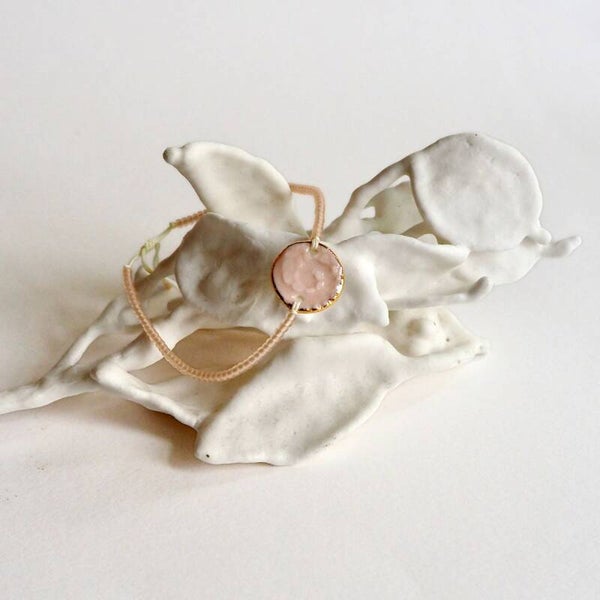 Armband Lace Roze / ivoor