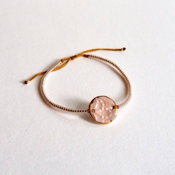 Armband Lace Roze / goud