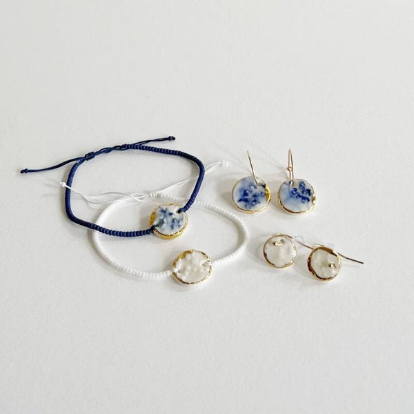Advent set Lace mix Wit en Delfts blauw