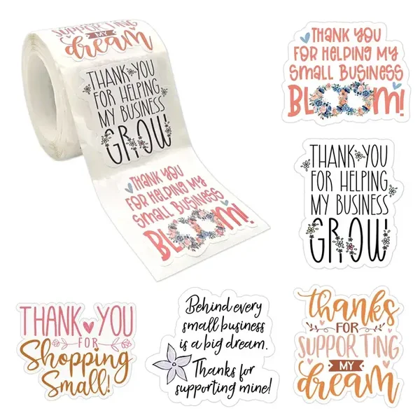2” Sticker Roll- Small Business Mix (250 Stickers)