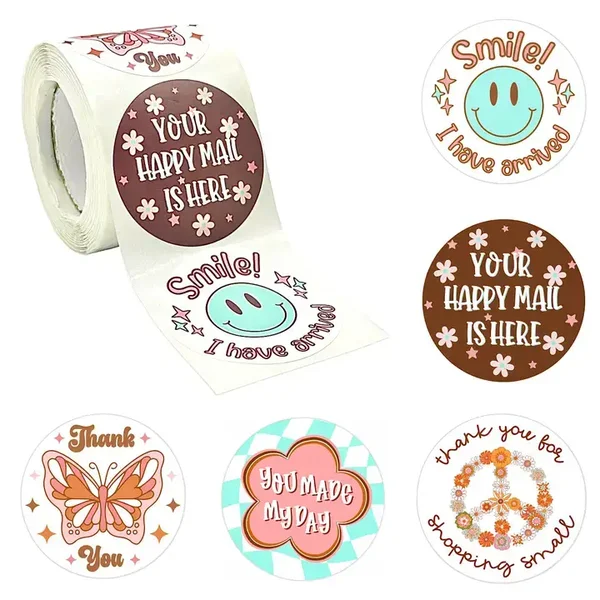 2” Sticker Roll- Signature Mix (250 Stickers)