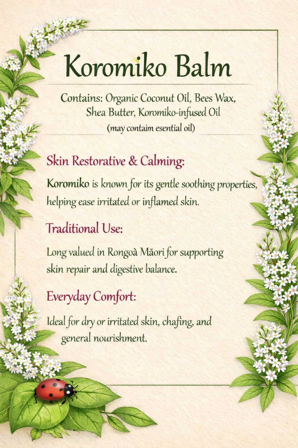 Koromiko Balm