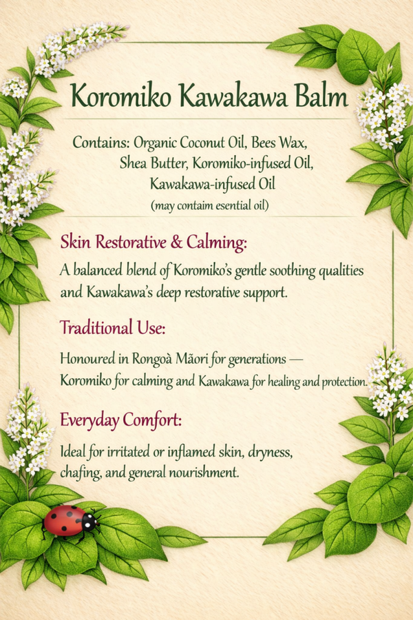 KKB-BW  Koromiko Kawakawa Balm