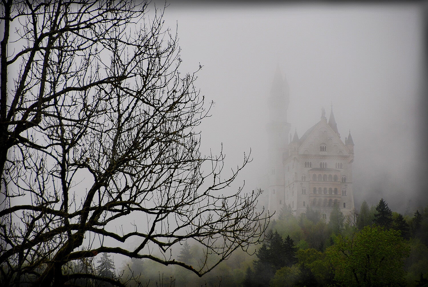 Particolare del castello di Neuschwanstein