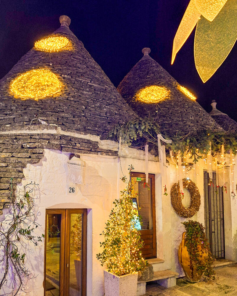Alberobello a Natale
