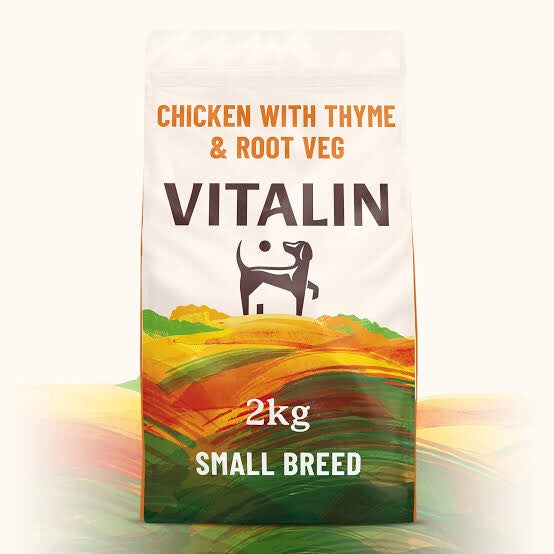 Vitalin Small Breed Adult Chicken , Veg & Thyme 2KG (C-VIT11)
