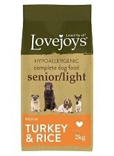 Lovejoys Senior/Light Turkey & Rice. (C-LJ13/14)